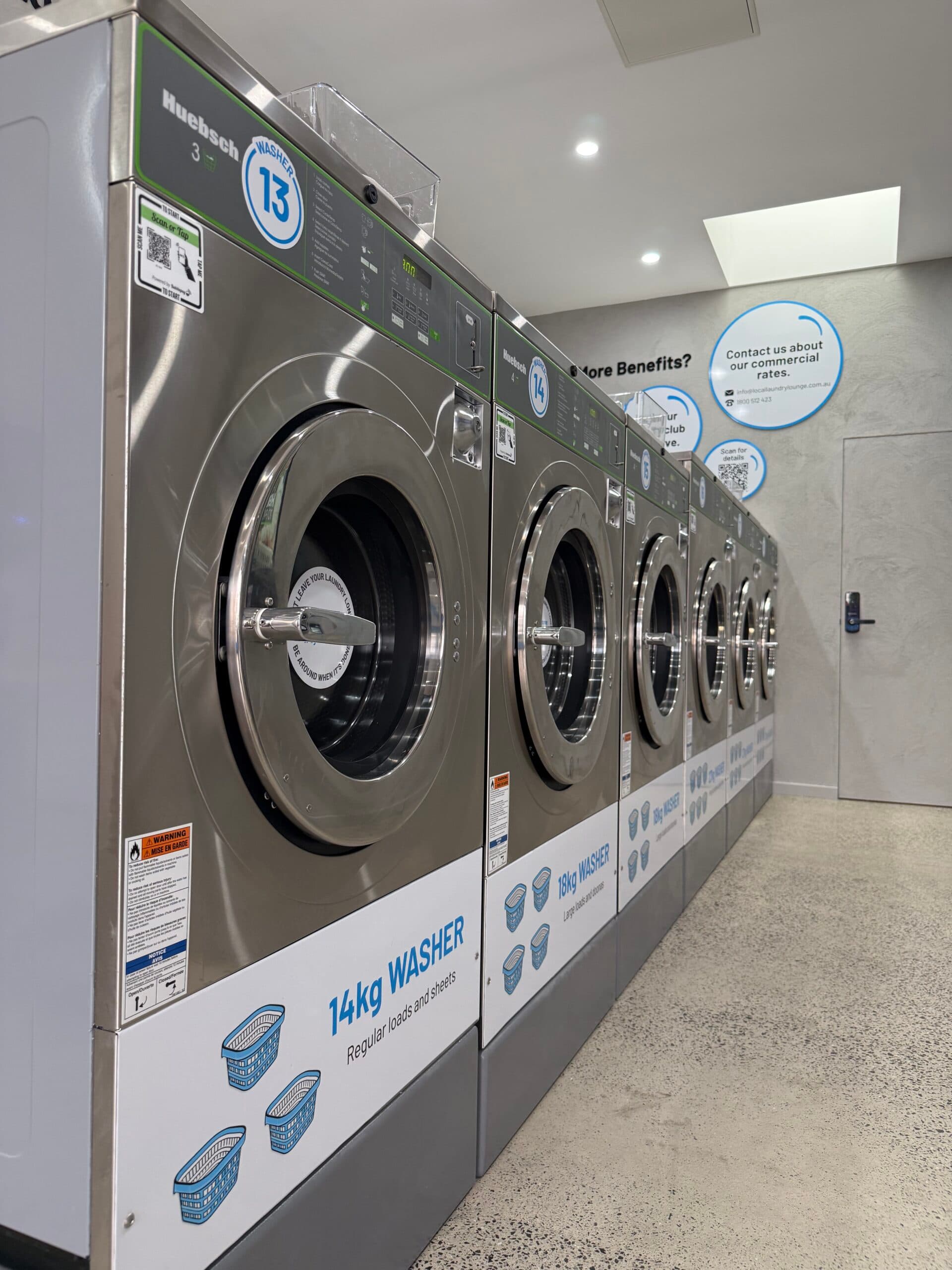 Payment kiosk at Local Laundry Lounge St Albans